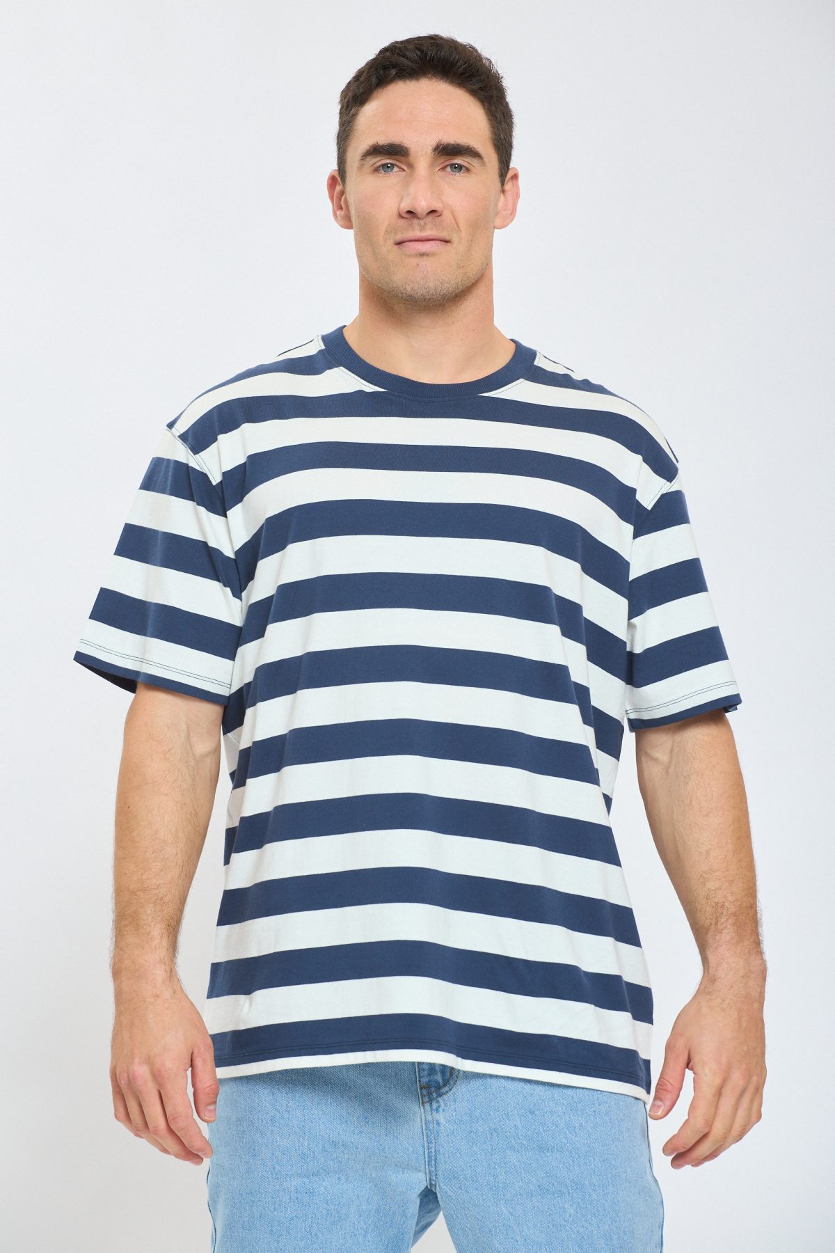 ⁦חולצה פסים Oversize⁩ – תמונה ⁦4⁩