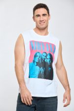 גופייה עם הדפס NIRVANA