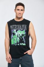 ⁦גופייה עם הדפס NIRVANA⁩ – תמונה ⁦3⁩