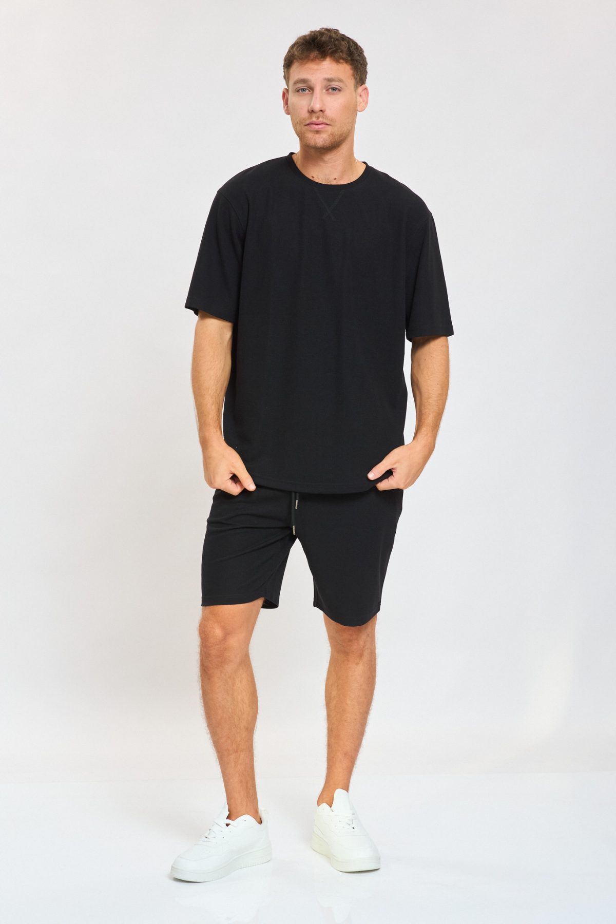 ⁦חולצה פיקה Oversize -סט⁩ – תמונה ⁦6⁩