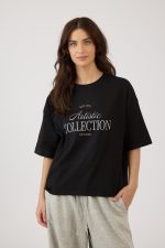 חולצה Oversize מודפסת – תמונה 7