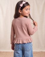 חולצה סרוגה עם פפיונים – תמונה 2